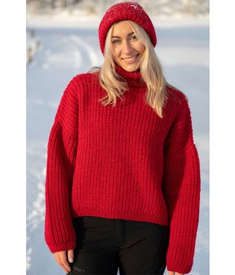 Rød Ylfa genser - DG 463-12