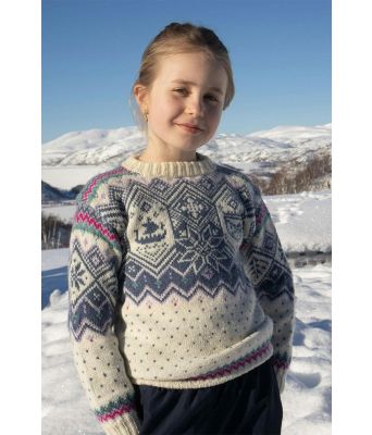 VM genser Trondheim 2025 til barn (Naturhvit) - DG 482-14