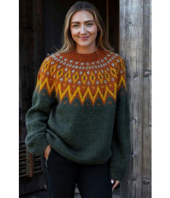 Jubile genser med rundfelling - DG 489-05