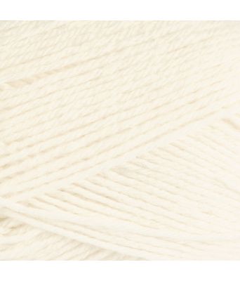 Dale garn - Baby ull 0020 Ubleket hvit