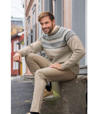 Bendik strikket herregenser - DLG 121