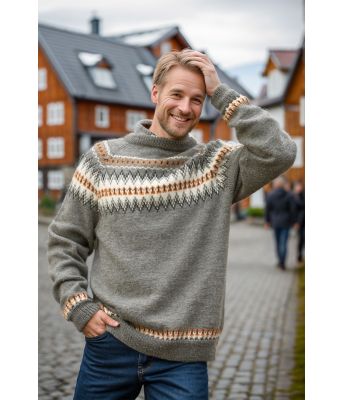 Maudal strikkegenser med raglanfelling - DLG 169