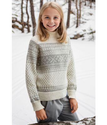 Setesdalgenser til barn med raglan - DLG 176