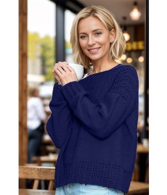 Marineblå Gina genser - DLG 193-SU3406