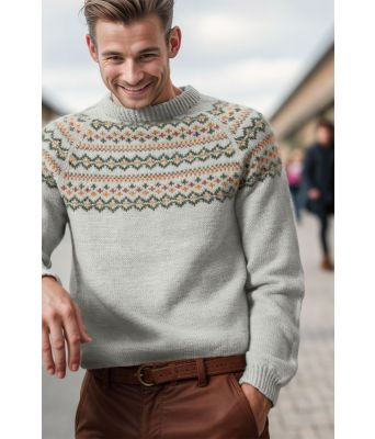 Lysegrå Oder genser - DLG 206-SU3403