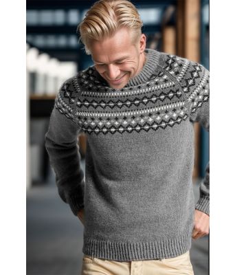 Grå Oder genser - DLG 206-SU3405