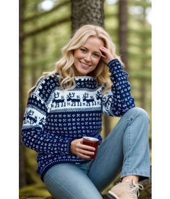 Jåmpa genser reinmønster - DLG 209