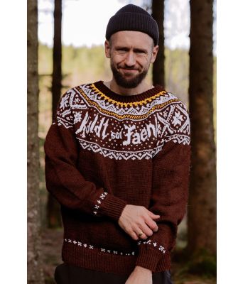 Rustbrun Kaldt som faen genser - DLG 22-004-3438