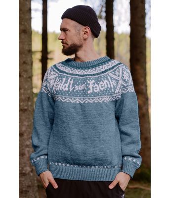 Mørk denim Kaldt som faen genser - DLG 22-004-3440