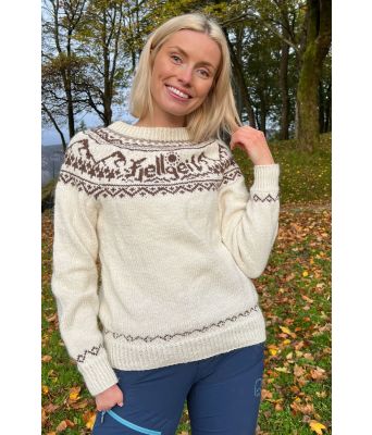 Naturhvit Fjellgeitgenser - DLG 22-005J