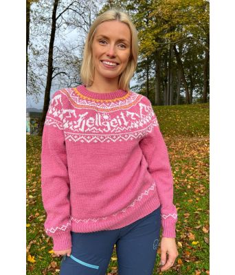 Rosa Fjellgeitgenser i Sportsragg - DLG 22-005K