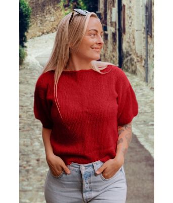 Rød Peggy sweater - DLG-22-008-350