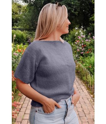 Grålilla Peggy sweater - DLG-22-008-368