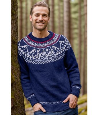 Marineblå Fjellbukk genser - DLG 22-010-SU34063409