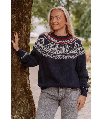 Blå Fjellbukk genser - DLG 22-010D