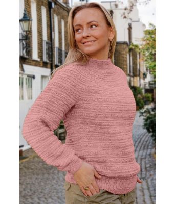 Luddig strukturgenser i dus rose - DLG 23-006-3490