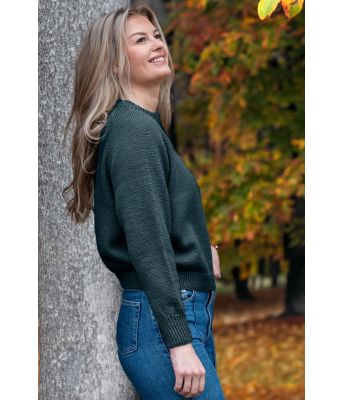 Mørk petrolblå Ultimate genser 22m - DLG 23-024-3487