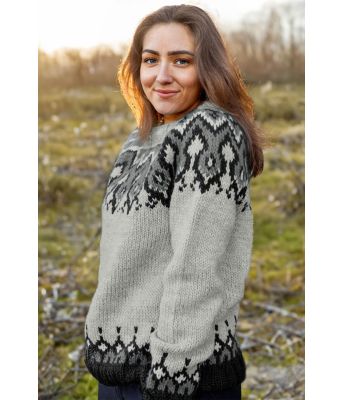 Grå Chunky Torren genser - DLG 23-046-6703