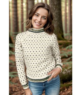 Lollilender med grønt mønster - DLG 23-051-S232234