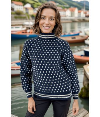 Marineblå Heidmork islender - DLG-24-003-AS526500