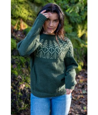 Mørk grønn Skogsgenser - DLG 24-008-34893462B