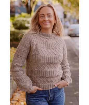 Strukturlykke i melert beige - DLG 24-013-3485