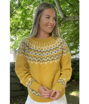 Gul Dolomitt genser - DSA 101-05