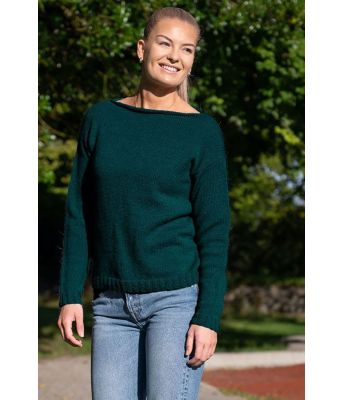 Grangrønn Visla genser - DSA 114-03D