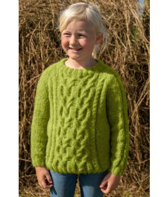 Pæregrønn Ametystgenser - DSA 114-05B