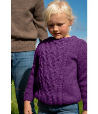 Purpurfarget Ametyst genser - DSA 114-05C