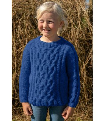 Ametystgenser til jente i kongeblå - DSA 114-05F