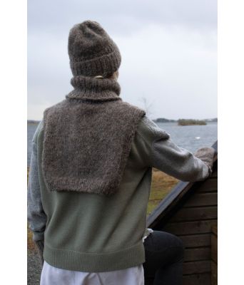 Rim sett med votter, hals og lue i alpakkaull - DSA 115-09