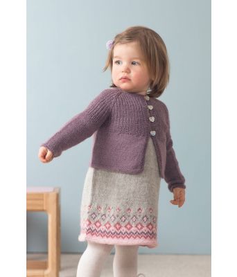 Nydelig kjole og jakke til jente - DSA 32-05