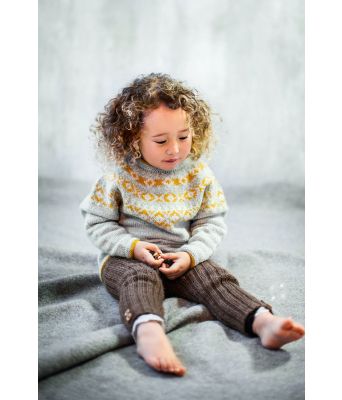 Strikkebukse til barn - DSA 39-09