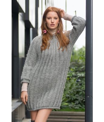 Softrib cocoon strikket tunika - DSA 44-08