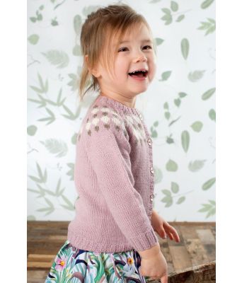 Skjønnas strikkekofte til barn / baby - DSA 47-05A