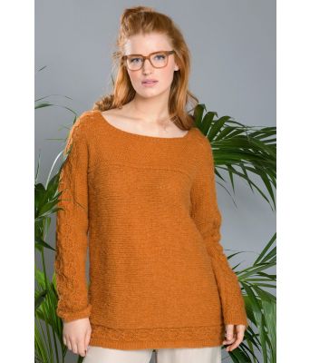 Oransje Hedda genser - DSA 48-01