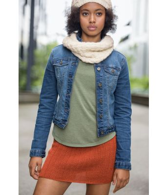 Idelle strikket ribskjørt - DSA 50-14