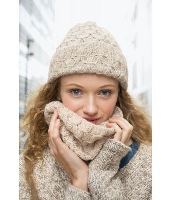 Ibbie strikket lue og halstube - DSA 50-20