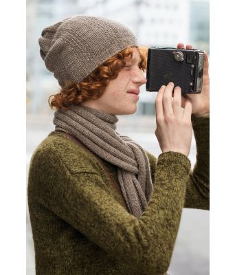 Ike strikket lue og skjerf - DSA 50-21