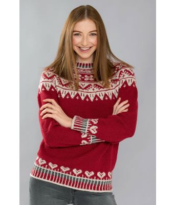 Julehjerte genser - DSA 54-02
