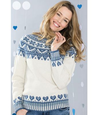 Vinterhjerter genser - DSA 57-02