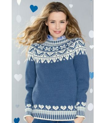 Vinterhjerter genser - DSA 57-08