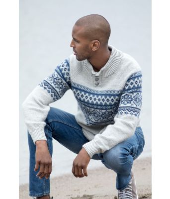 Filip genser med knapper i halsen - DSA 70-13