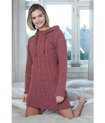 Ylva strikket hettegenser - DSA 90-06