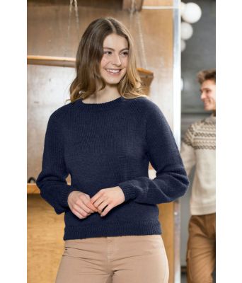 Marineblå Elben genser - DSA 91-02B