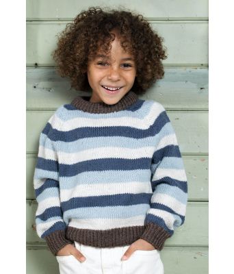Tejo genser med striper til barn - DSA 91-08
