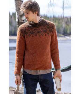 Rust brun Gol genser - DSA 96-17