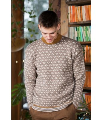 Brun Norve islandsgenser - DSA 99-01