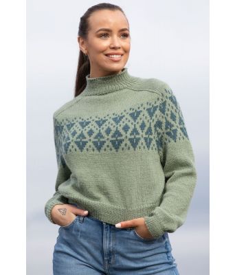 Eir kort strikkegenser Mie Cappelen - Viking 2114-07B